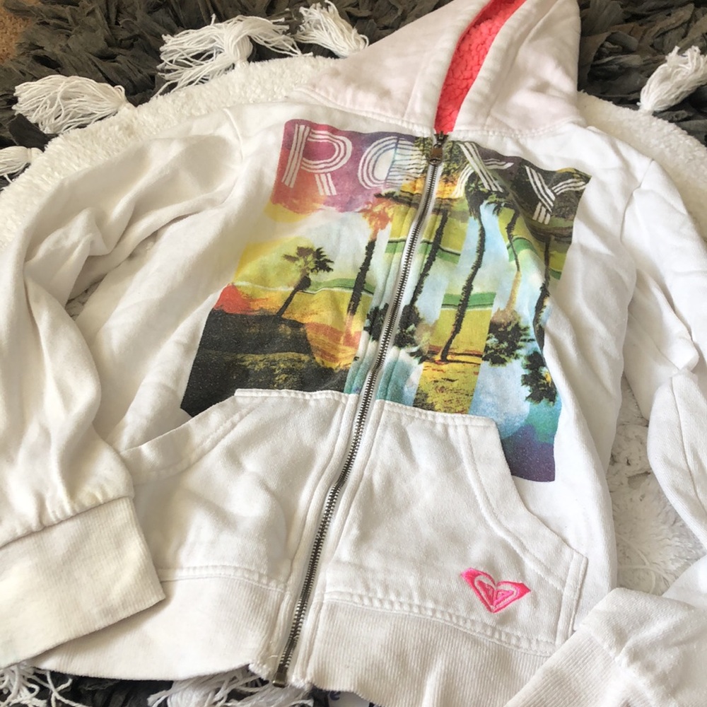 Girls Roxy Zip Up - Picture 4 of 6